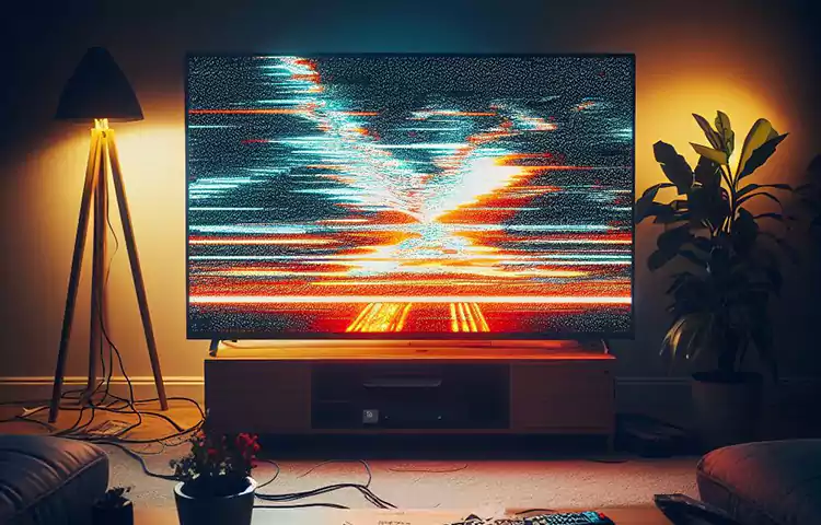 مشکل ورتیکال تلویزیون